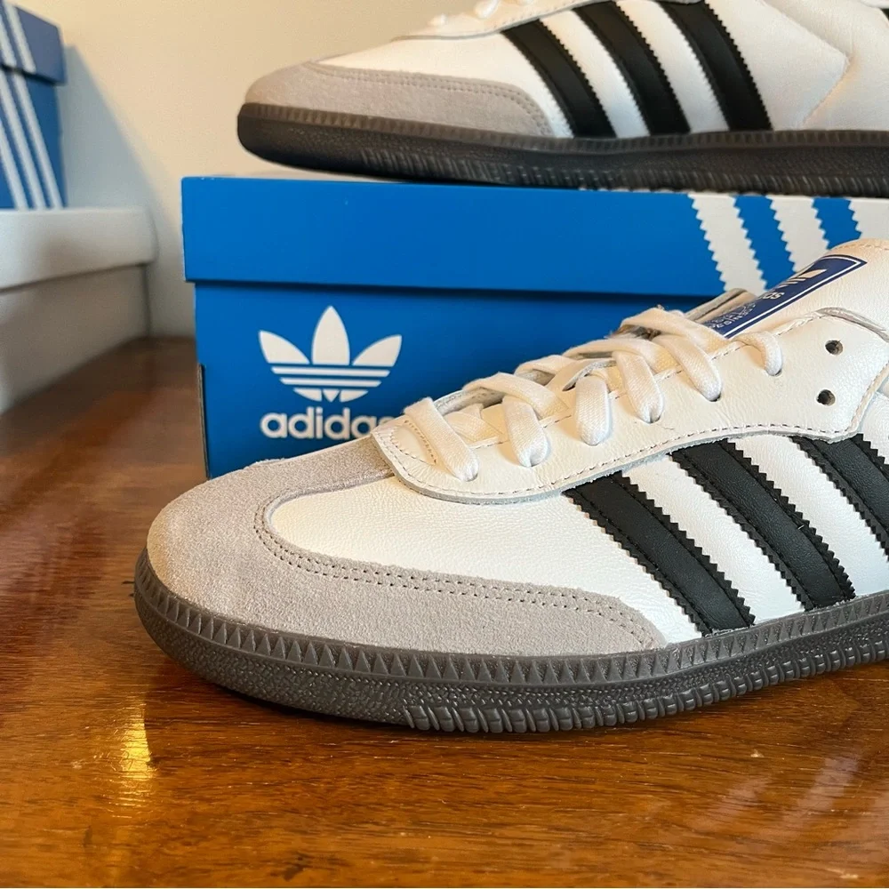 ADIDAS White Samba OG - Picture 3 of 11